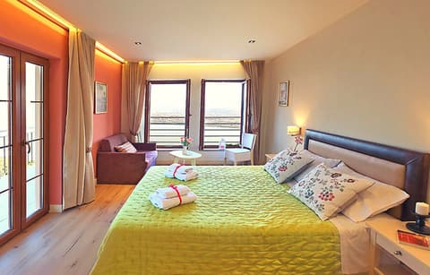 Junior Suite with lake view at Arktos Boutique Hotel